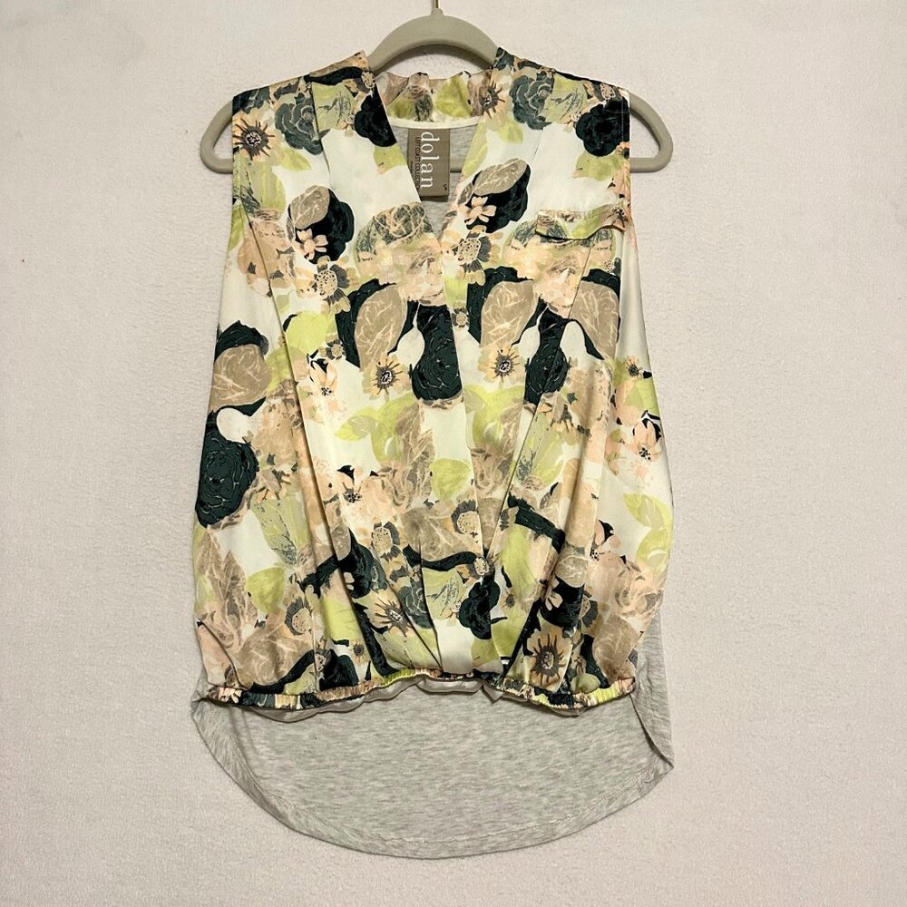 Dolan Anthropologie Blouse Top Womens Small Floral Minimal Flowy Resort Office
